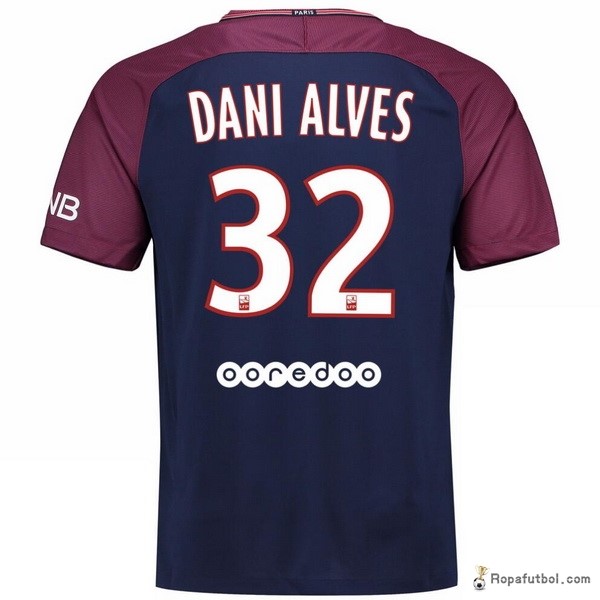 Camiseta Paris Saint Germain Alves Replica Primera Ropa Dani 2017/18